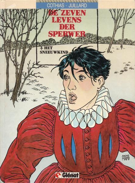 Cover:
De 7 levens van de sperwer 1 Het sneeuwkind
