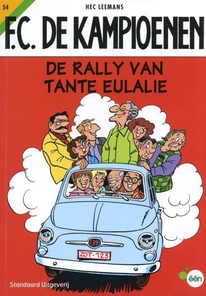 Cover:
F.C. De Kampioenen 54 De rally van tante Eulalie
