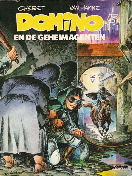 Cover:
Domino (Chéret) 5 Domino en de geheimagenten

