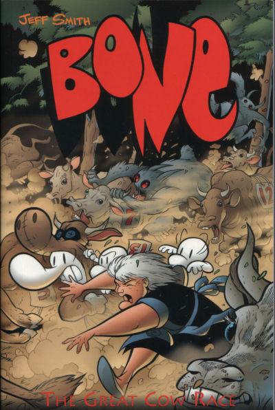 Cover:
Bone (Cartoon Books/Image) INT 2 The Great Cow Race
