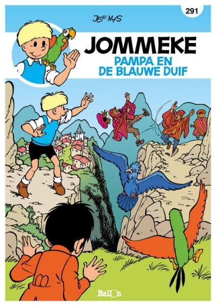 Cover:
Jommeke 291 Pampa en de blauwe duif
