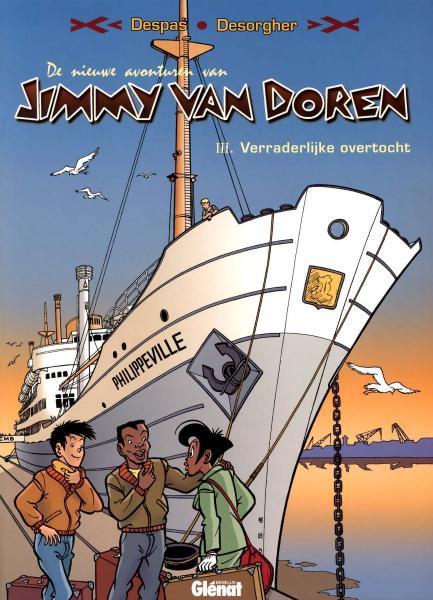 Cover:
De nieuwe avonturen van Jimmy Van Doren 3 Verraderlijke overtocht
