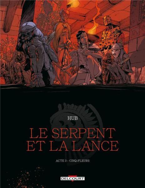 Cover:
De slang en de speer 3 Cinq-fleurs
