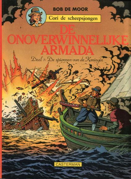 Cover:
Cori de scheepsjongen 2 De onoverwinnelijke Armada - Deel 1: De spionnen van de koningin
