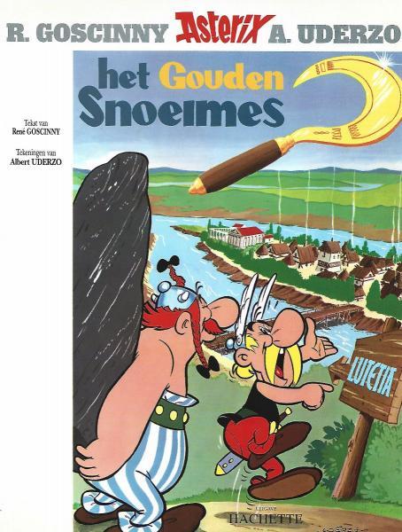 Cover:
Asterix 10 Het gouden snoeimes
