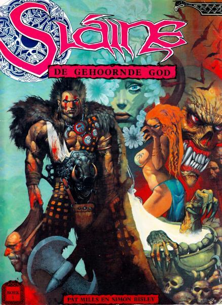 Cover:
Sláine 1 De gehoornde god
