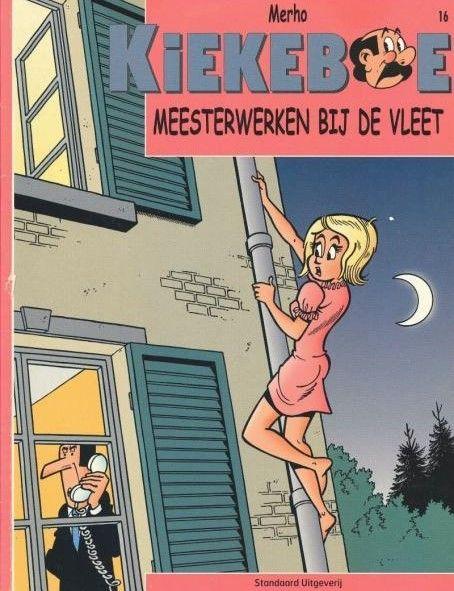 Cover:
De Kiekeboes 16 Meesterwerken bij de vleet
