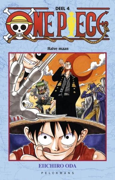 Cover:
One Piece (Gl&eacute;nat/Pelckmans) 4 Halve maan
