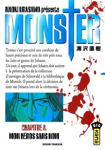Cover:
Monster (Urasawa) 8 Mon héros sans nom
