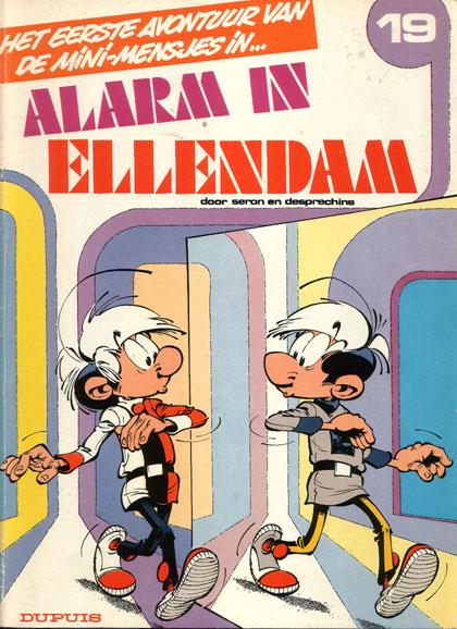 Cover:
De mini-mensjes 19 Alarm in Ellendam
